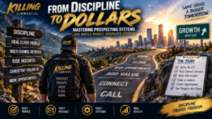 Insurance producer following a disciplined prospecting system to create middle market insurance growth.
